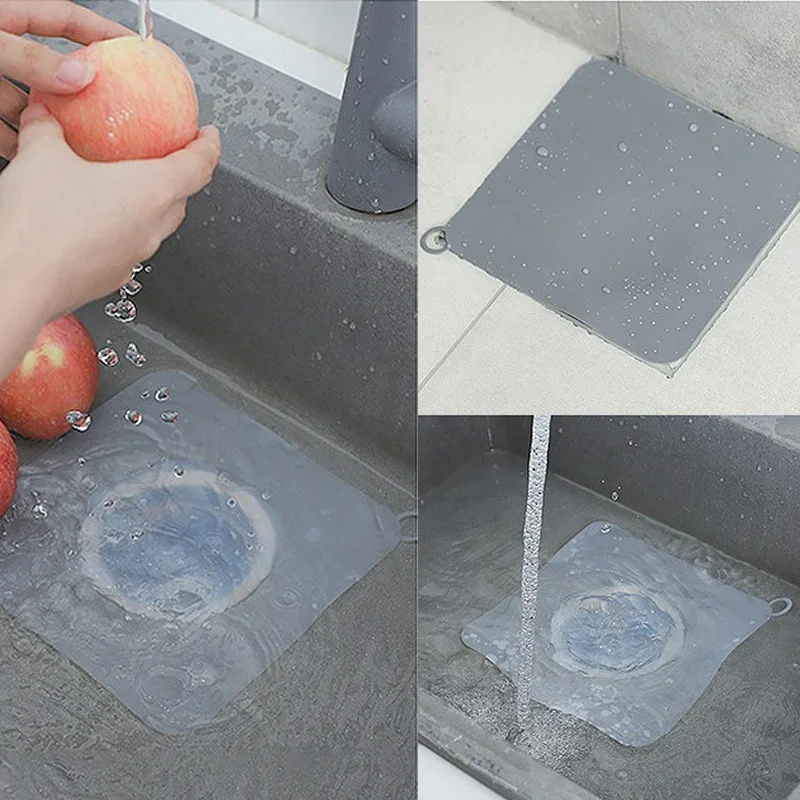 Silicone Floor Drain Deodorant Cover Bathroom Deodorant Insect-proof Seal Household Sewer Pipe Sink Anti-smell Floor Cover image 2