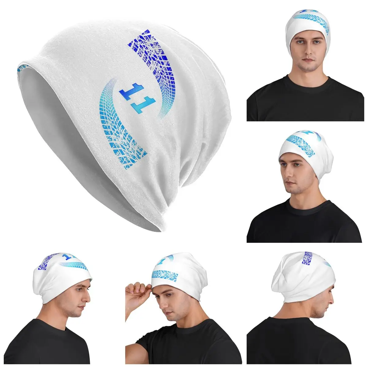 Kubica Sports Headgear Racing Motorsport F1  Men Women Adult Beanies Caps Knitting Bonnet Hat Warm  Autumn Winter  Skullies Hats