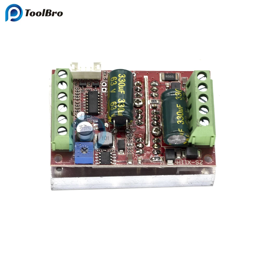 400W 20A BLDC 3-Phase DC Brushless Motor Speed Controller Module DC 6-60V PWM Hall Motor Control Switch Driver Board 12V 24V 48V