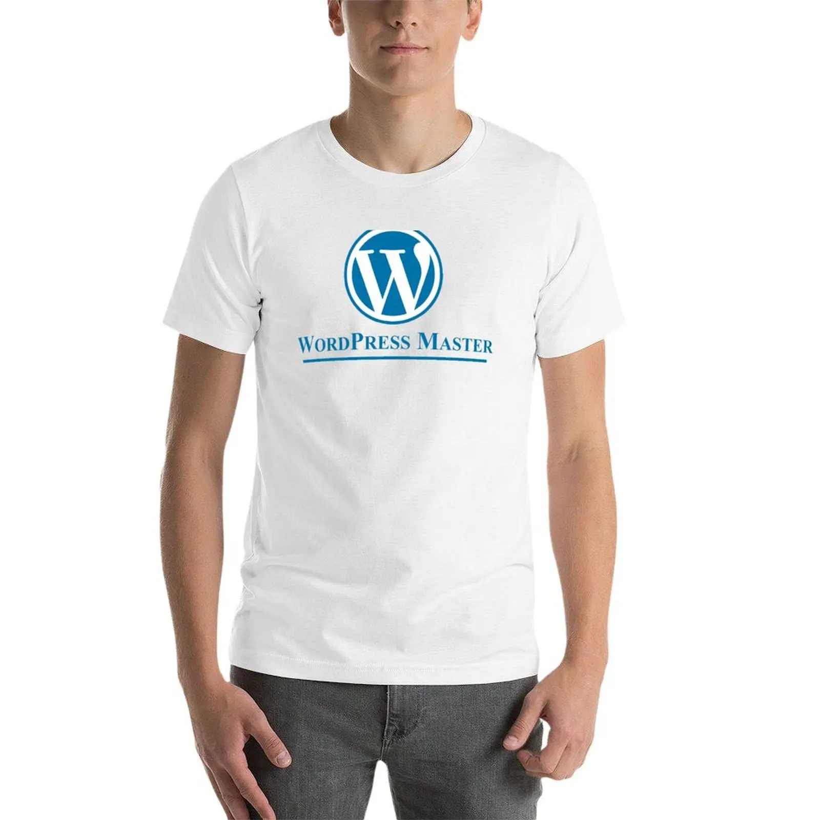 تي شيرت Wordpress Master تي شيرت أساسي تي شيرت قطن 100% #4