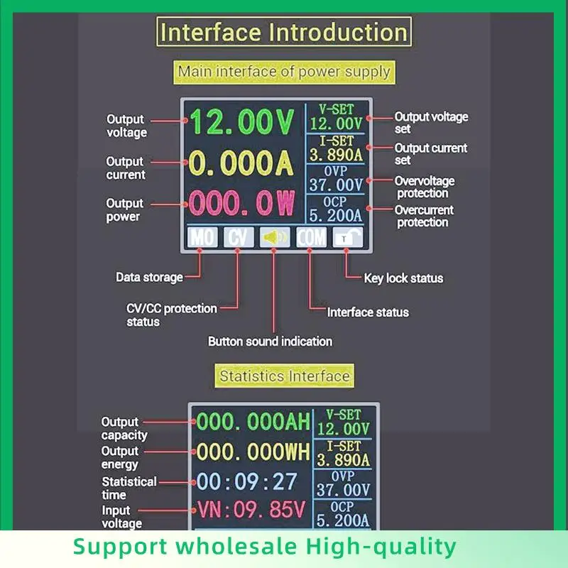 

ABSF SK150C CNC DC Regulated Power Supply Constant Voltage And Constant Current Step-Up And Step-Down Module 40V 8A