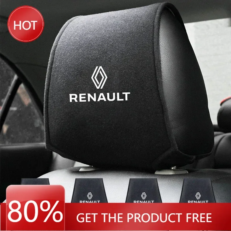 

2026 Горячие колпаки для ступиц Renault, 1 шт., логотип автомобиля, спинка сиденья, подголовник, чехол, подушка, полотенце для Renault Megane 2 3 4 Twingo Clio Talis
