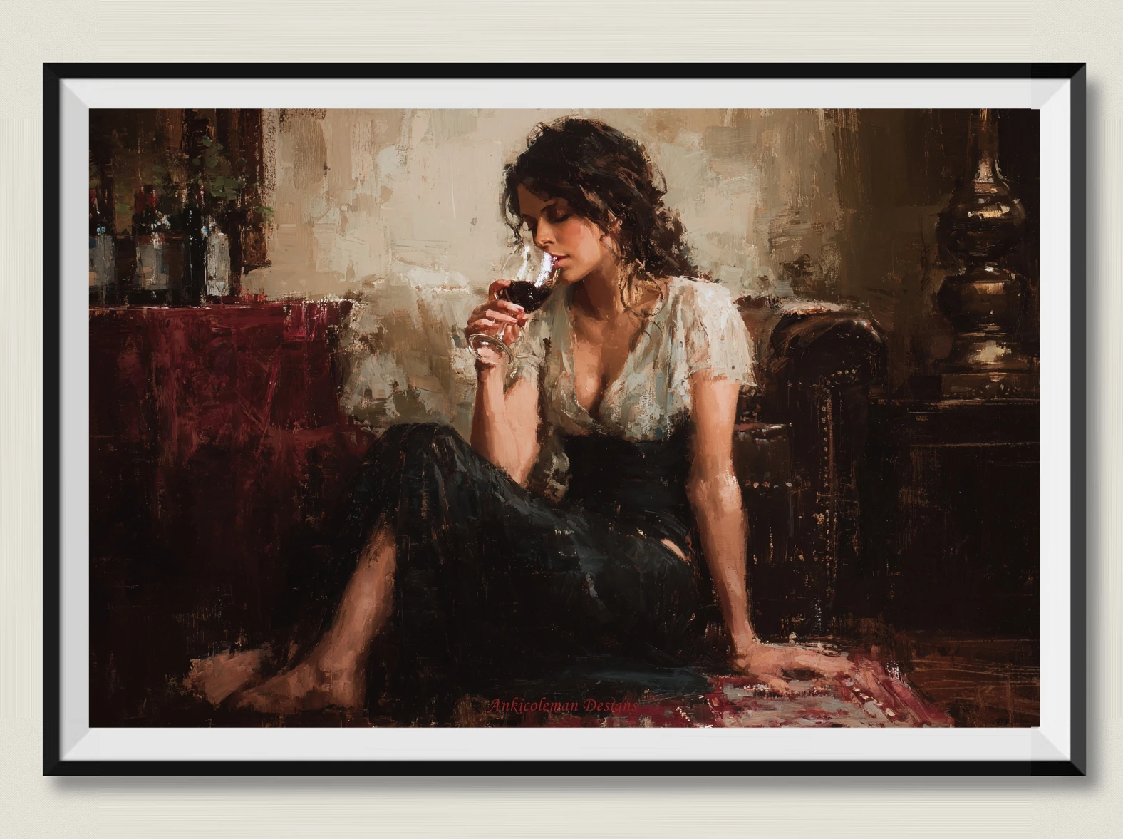 

Moments Alone 1 - Рукоделие для вышивания DIY DMC Высокое качество - Наборы для вышивки счетным крестом 14 карат Картина маслом