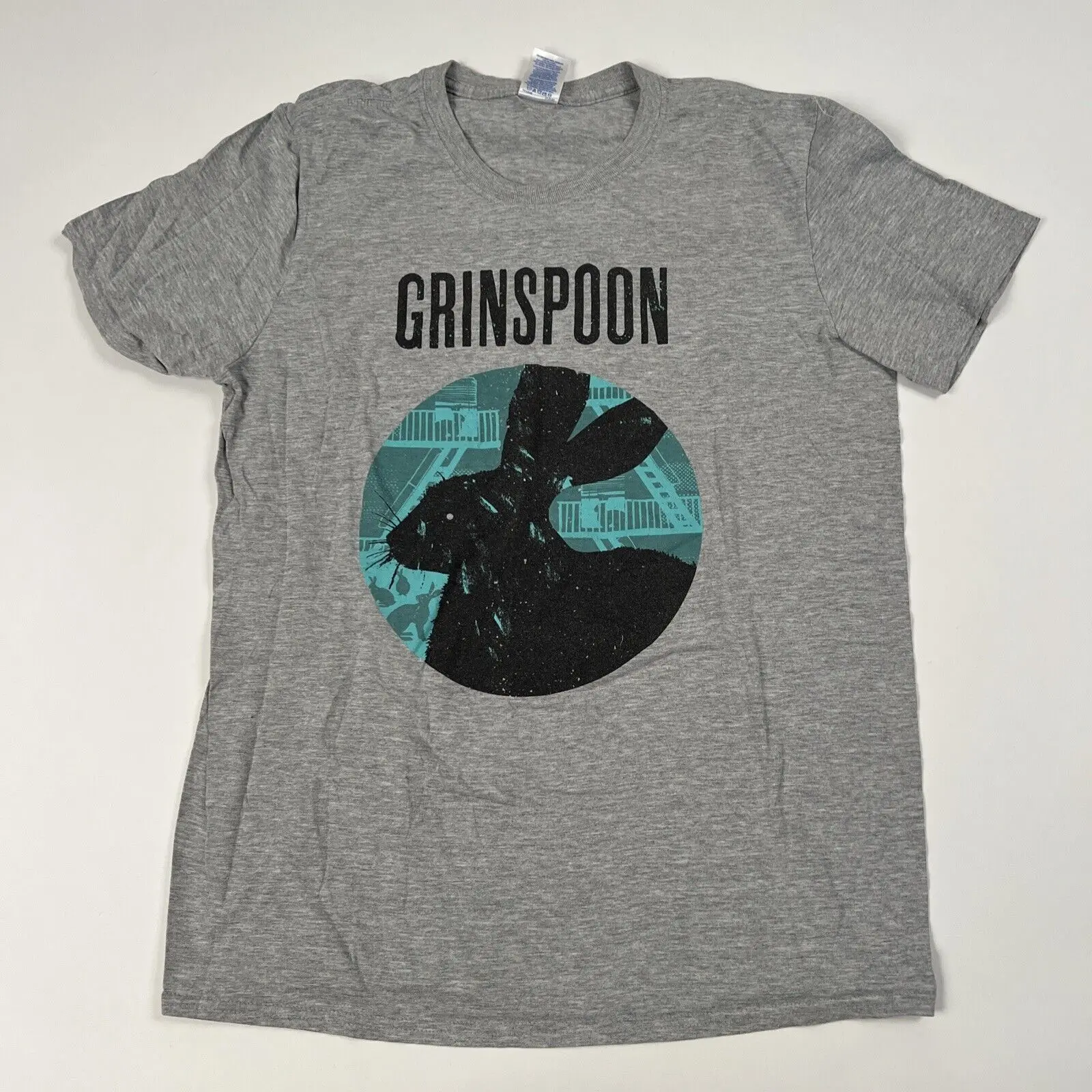 

Футболка Grinspoon, средний размер, черные кролики, тур, Австралия 2013