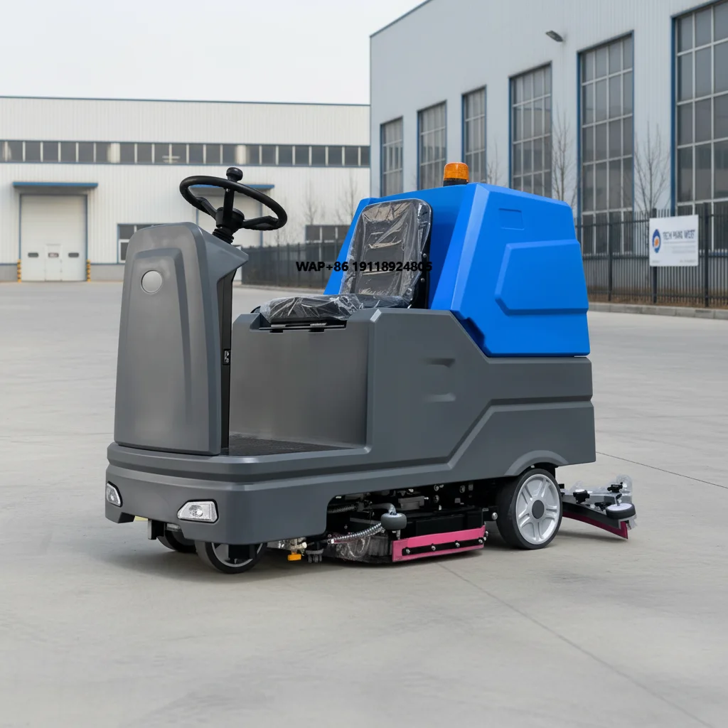 

Cheap Floor Sweepers Electric Street Road Sweeper Machine Driving Double Scrubbing Floor Washer Machine Clean Industrial Sweeper