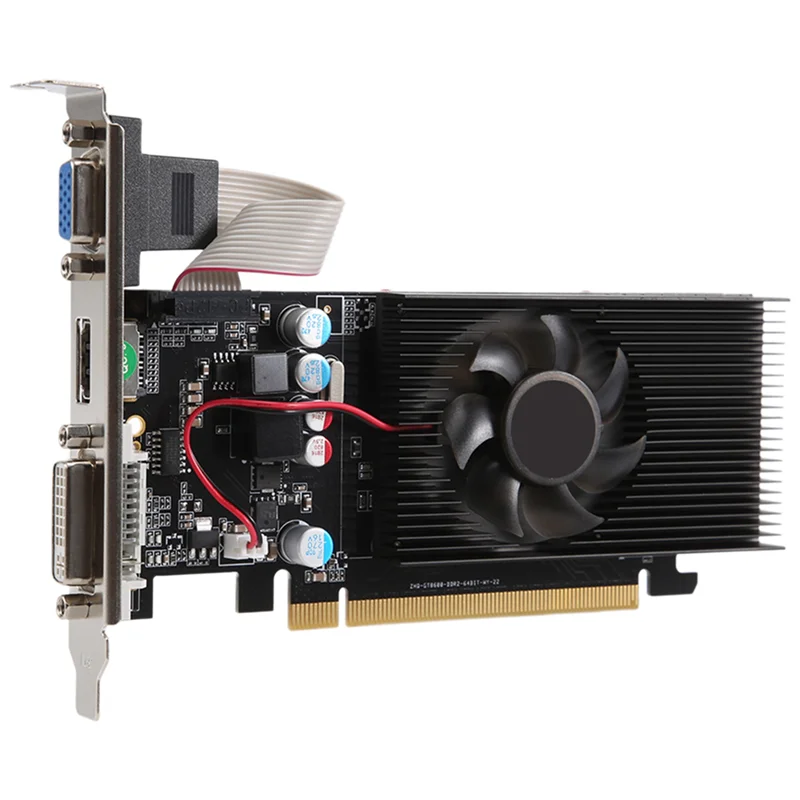 Placa gráfica M67K-GT210 1GB DDR2 64Bit PCIE 2.0 GPU -Compatível com placa de vídeo de desktop DVI VGA