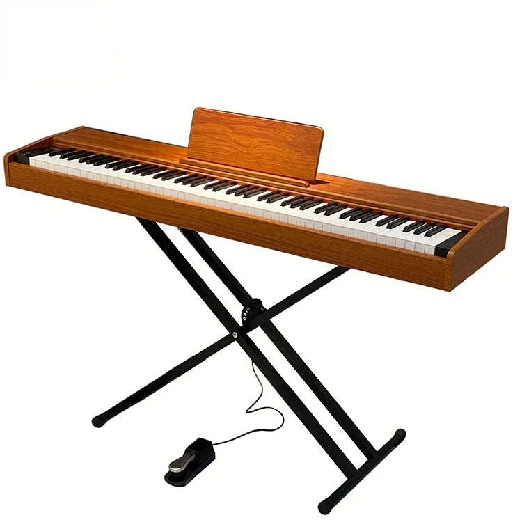 88 key portable digital piano with full weighted hammer action keyboard electric digital piano