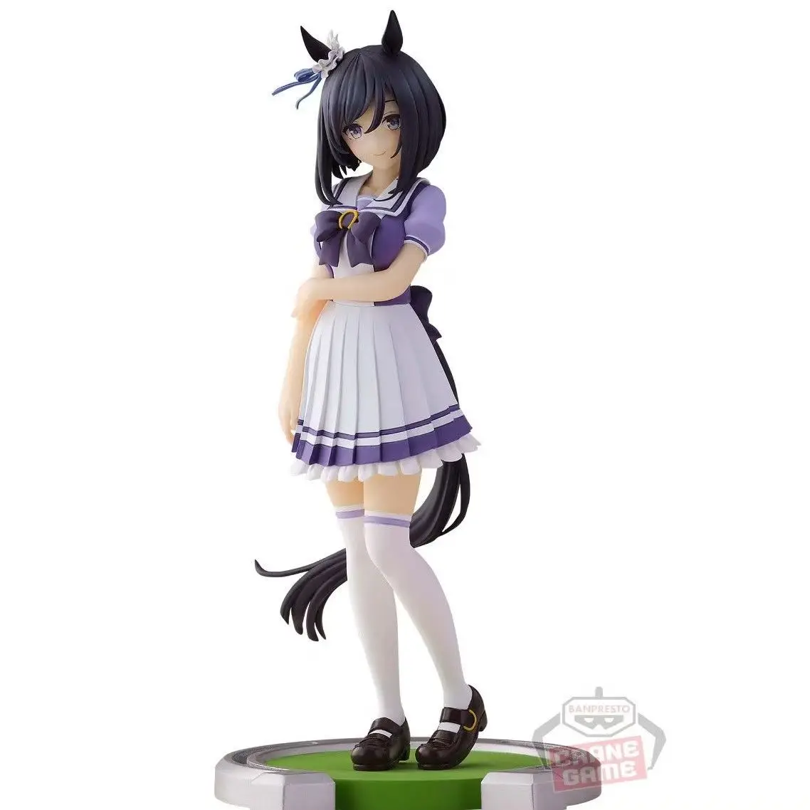 ในสต็อก Bandai Umamusume: Pretty Derby Eishin Flash Air Groove 17 ซม.Original Action อะนิเมะรูป Pvc ชุดเครื่องประดับของเล่นของขวัญ