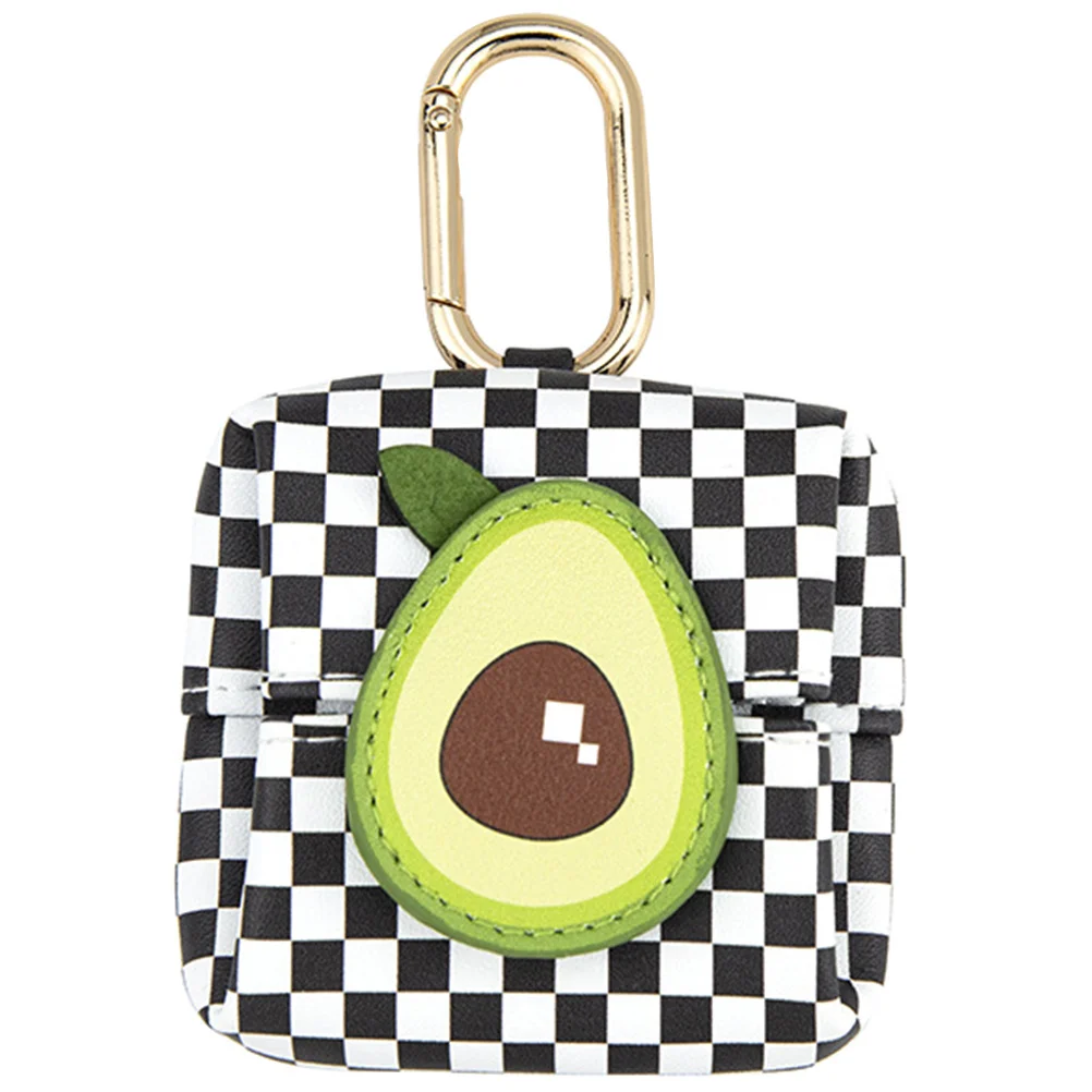 

Fruit Pattern Small Wallet Cute Coin Pouch for Women Cartoon Earbud Case Lightweight Organizer Bag for Travel School