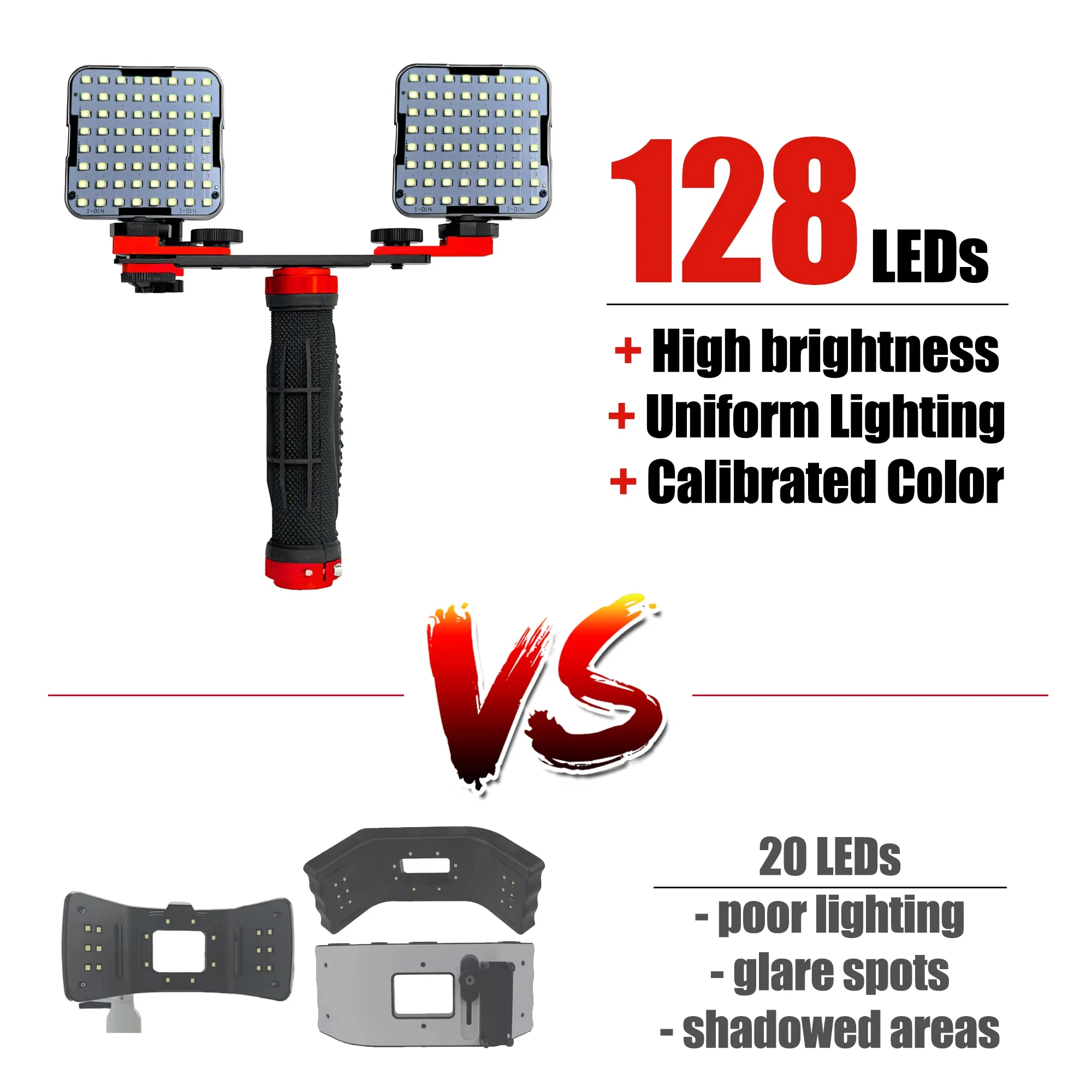 

Professional LED Dental Photo Light Kit for Phones - Teeth Treatment Smartphone Video Lighting System for Dentists