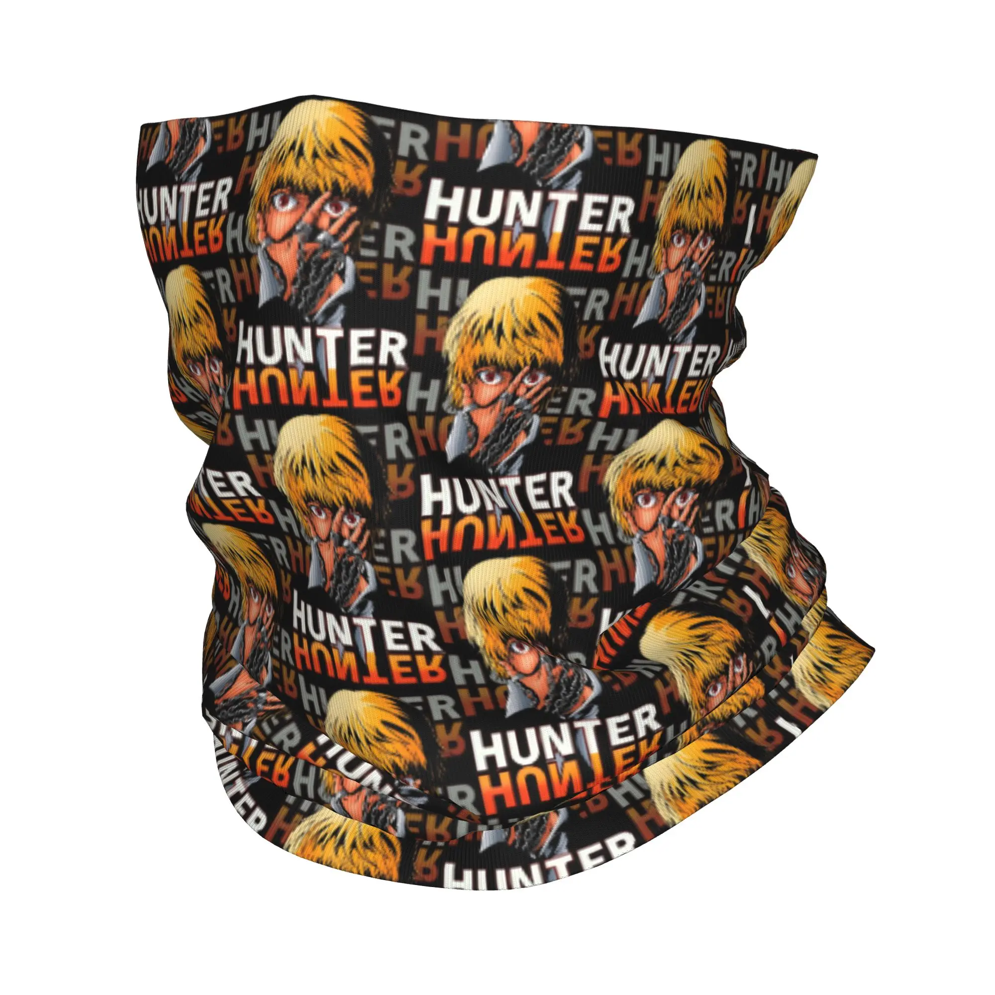 Anime Hunter × Hunter Japane Manga   Bandana Neck Gaiter Windproof Face Scarf Cover Men Women  Headwear Tube Balaclava