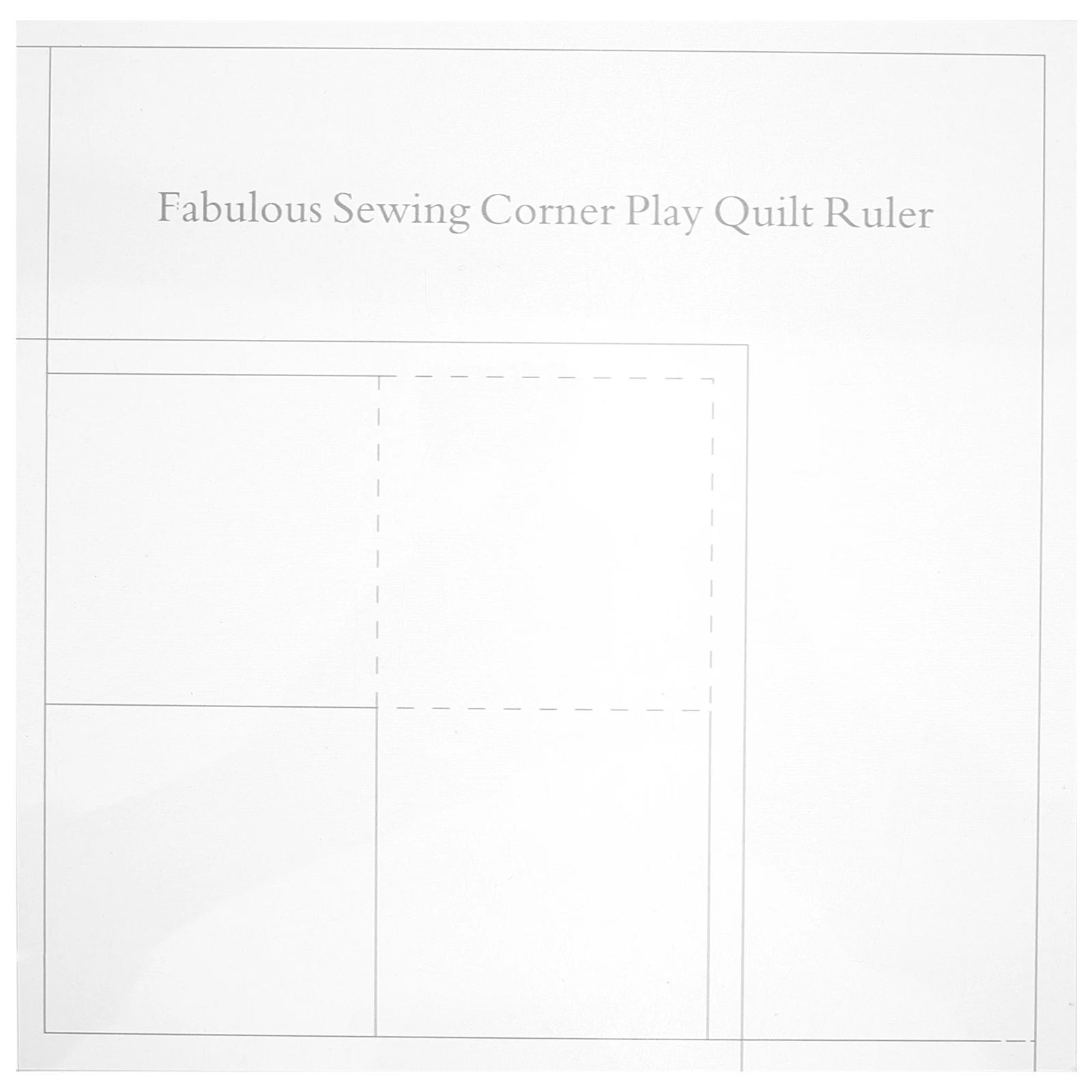 

Quilt Ruler Sewing Square for Fabric Templates Quilting Rulers Crafts Tool Patchwork