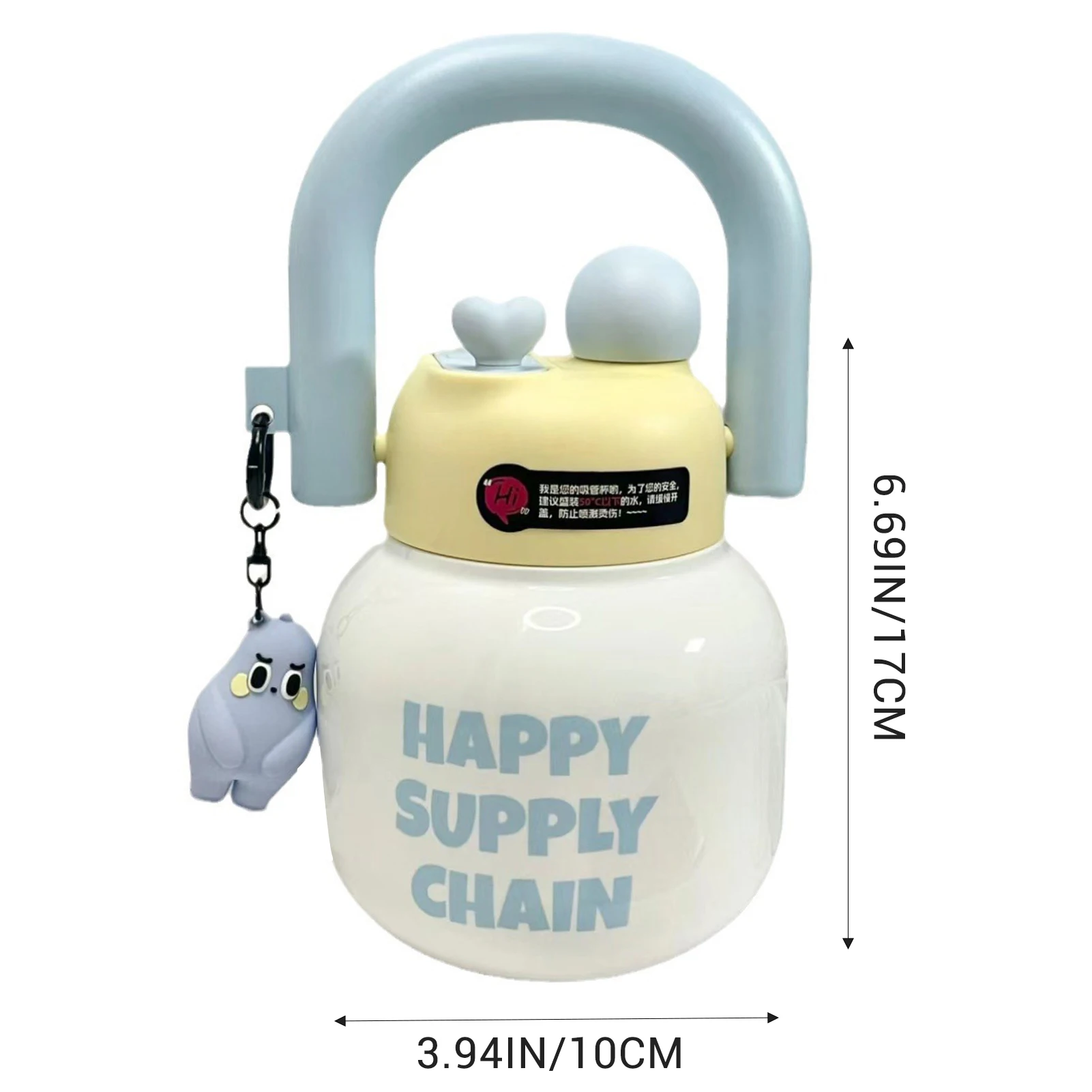 1 قطعة/الوحدة المحمولة البسيطة الغذاء الصف زجاجة ماء بلاستيكية سعة كبيرة طفل بهلوان غلاية كوب بقشة للكاميرا في الهواء الطلق #6