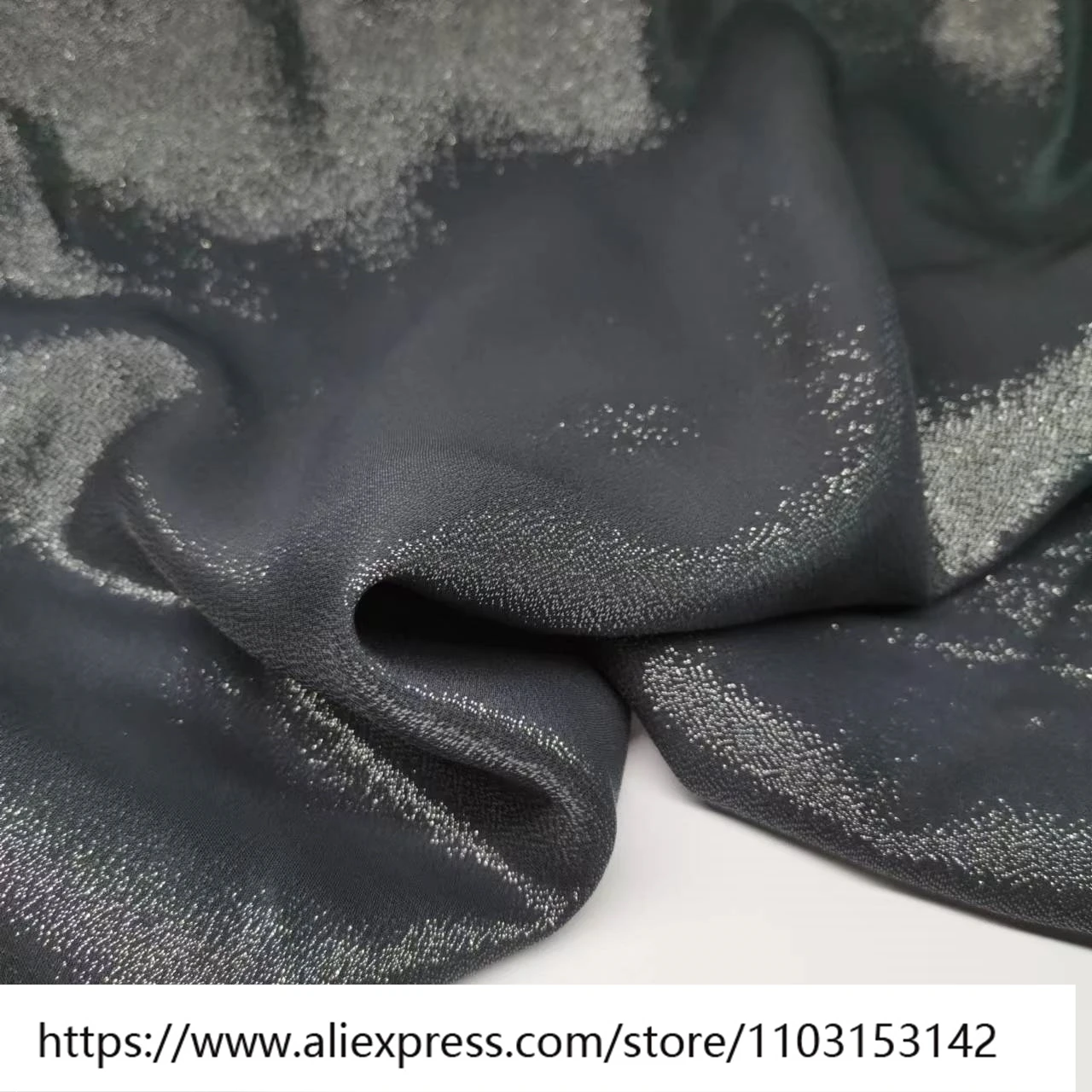 Designer naaistof lichtgewicht dames zwart lederen onderkant mode doek 12momme jurk zijde