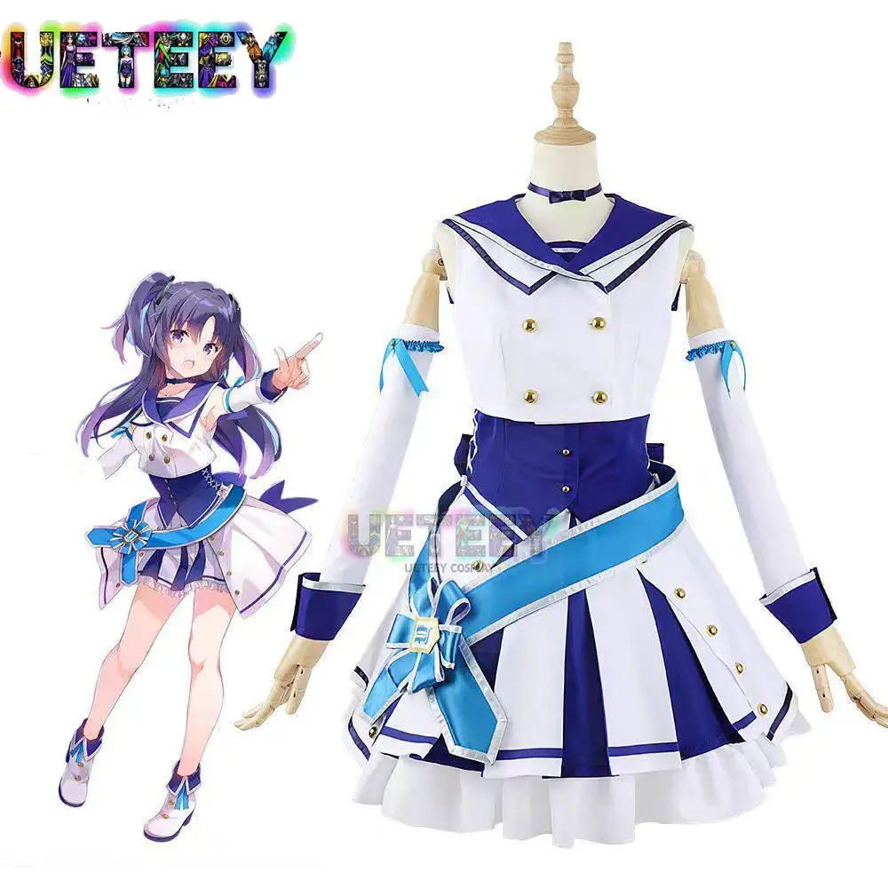 

UETEEY COS Blue Archive Yuka Hayase Aru Rikuhachima Hifumi Ajisado Cosplay Costume April Fool's Idol Halloween Custom Size