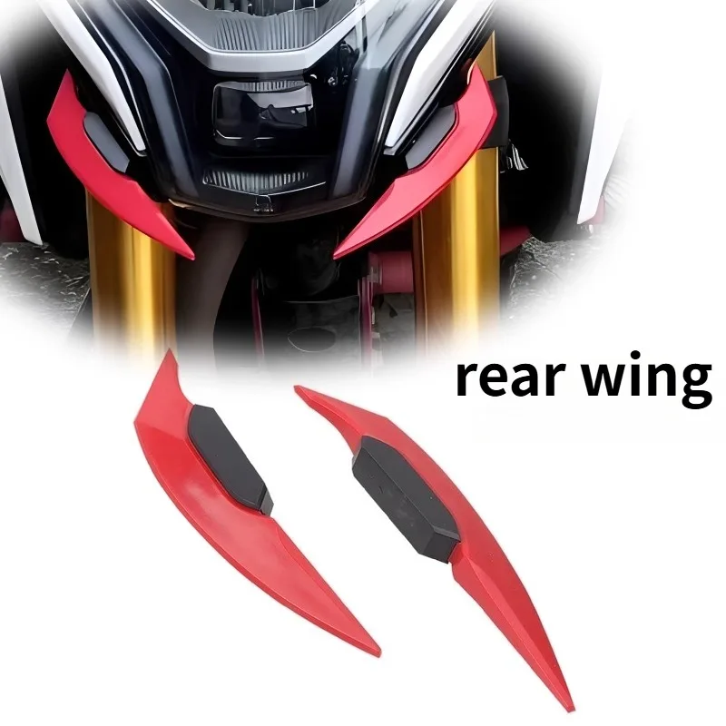 For Motorcycle Mod GP Airfoil Spoiler Fuxi Guohuo Qiaoge Jingzhan Horizon Sport Bike Wind Wing