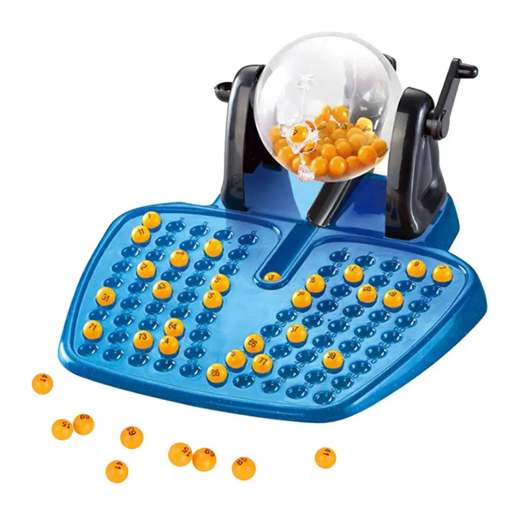 

Family Bingo Lotto Game Set Multicolor Plastic Board Game Children Educational Toy for Family Party