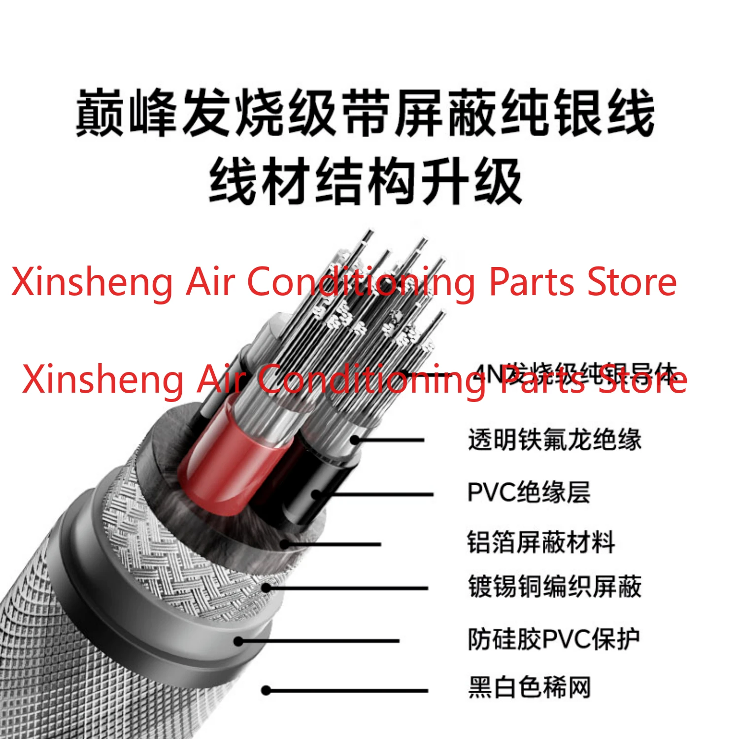 Suitable for POLYDRAGON sterling silver USB data cable Pioneer DJ mixing console integrated controller DAC decoding HIFI