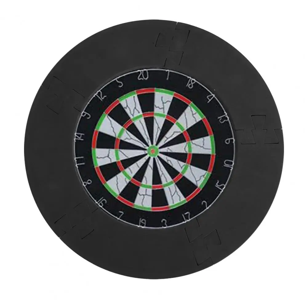 Splicing Dart Board Wall Protector Ring High Strength Removable Simple Installation Wall Surround Dart Backboard Black Ring