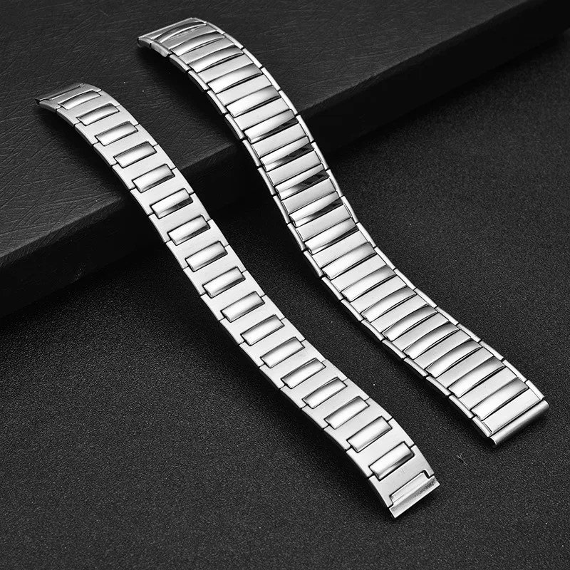 12mm 14mm 18mm Stainless Steel Elastic Stretch Strap Metal Expansion Wristband Universal Strap Accessories Men Women Bracelet