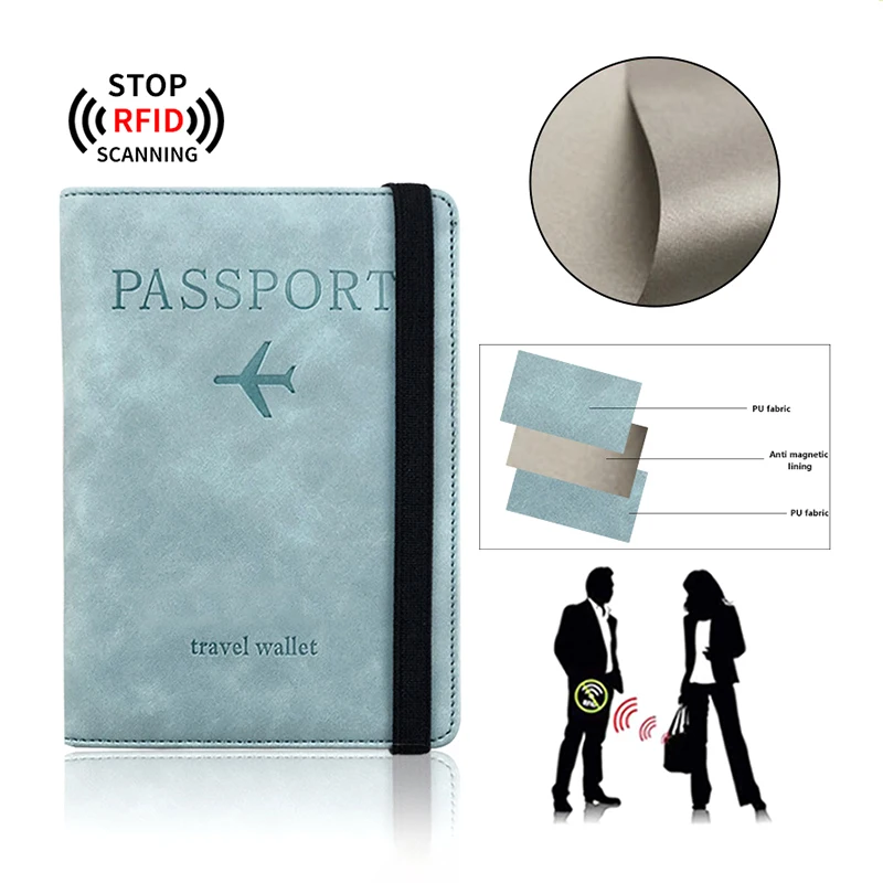 

Colorful PU Passport Holder Ticket Passport Covers Travel Passport Protective Cover ID Credit Card Holder Travel Accessories