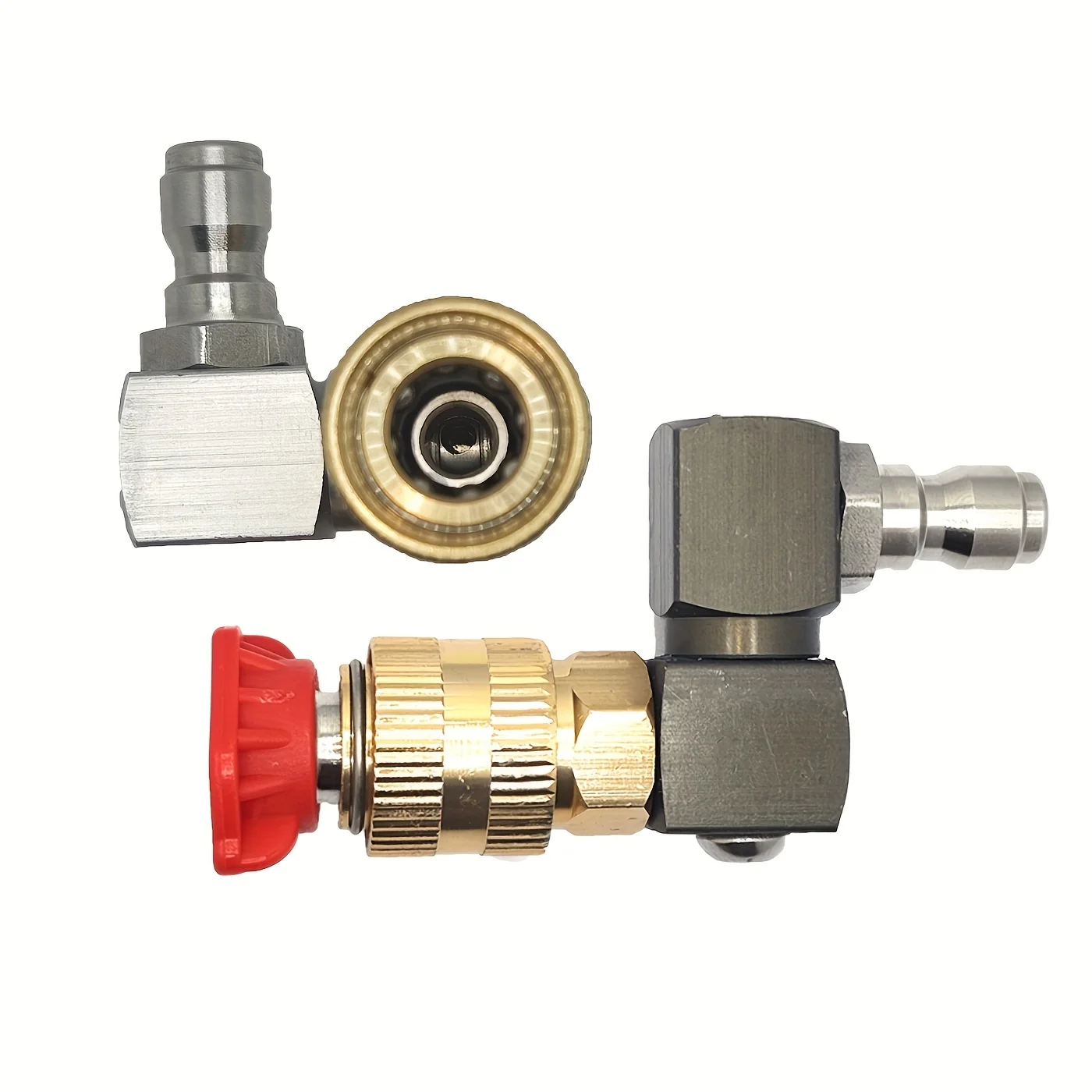 1Pc 360° Rotating Pressure Washer Gun Jet Nozzle, 1/4