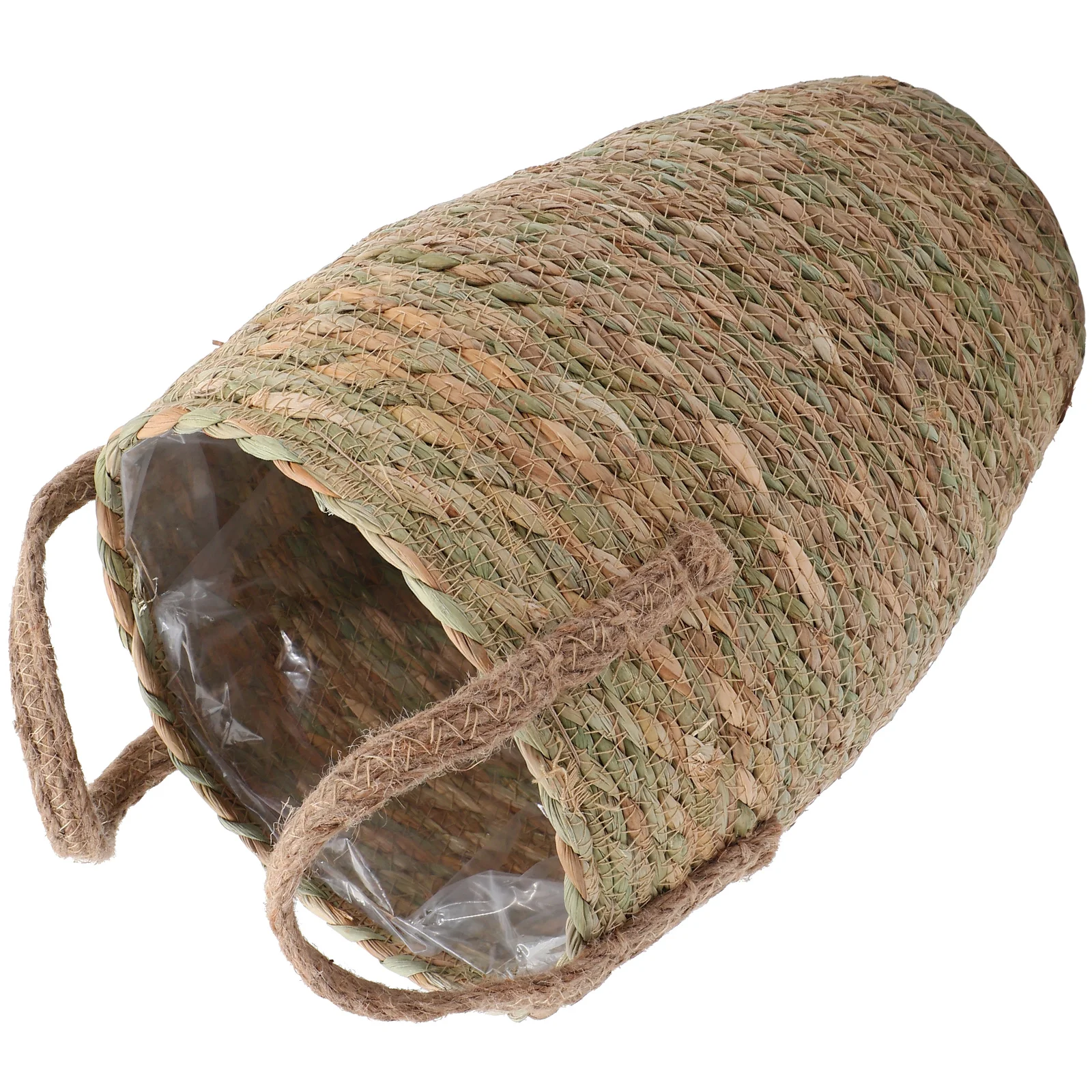 

Weaving Flower Basket Decorative Woven Plant Baskets Indoor Large Space Modern Simple Storage Container Plant Pots