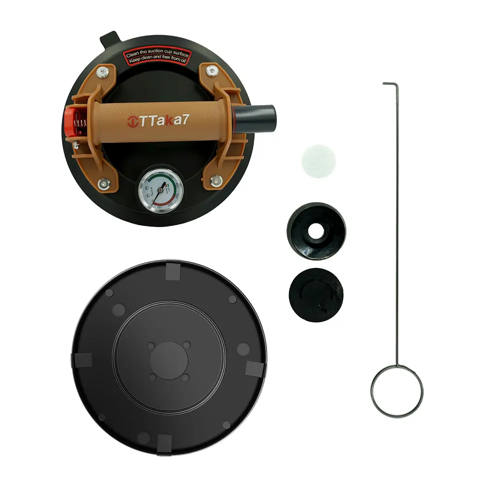 كوب شفاط المكنسة الكهربائية 250 كجم قدرة حمل 8 بوصة كوب شفاط المكنسة الكهربائية رافع الثقيلة لرفع بلاط الجرانيت الزجاجي اليدوي