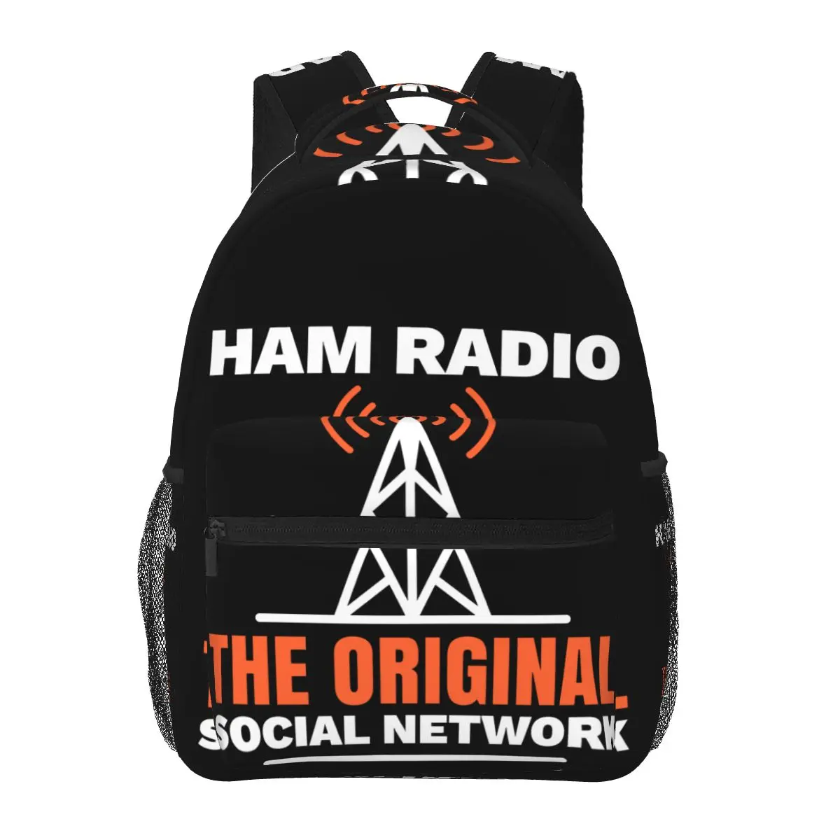 

HAM Radio Operator Antenna Code Amateur Gift Casual Backpack Unisex Students Leisure Travel Computer Backpack