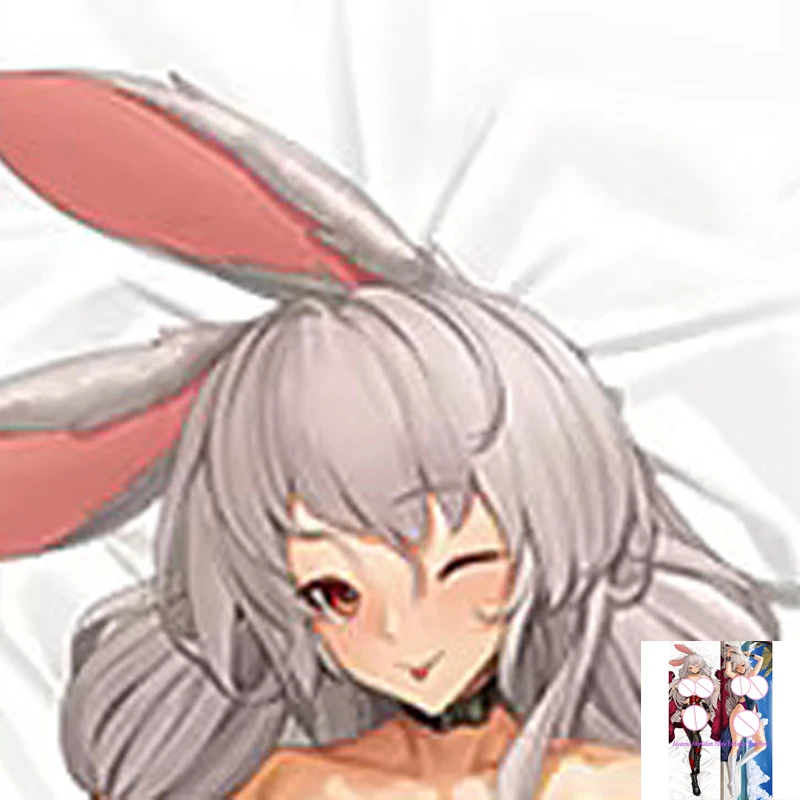 

Anime Dakimakura Pillow Case Alice Sexy and Busty Beautiful Girl Double-Sided Halloween Decoration