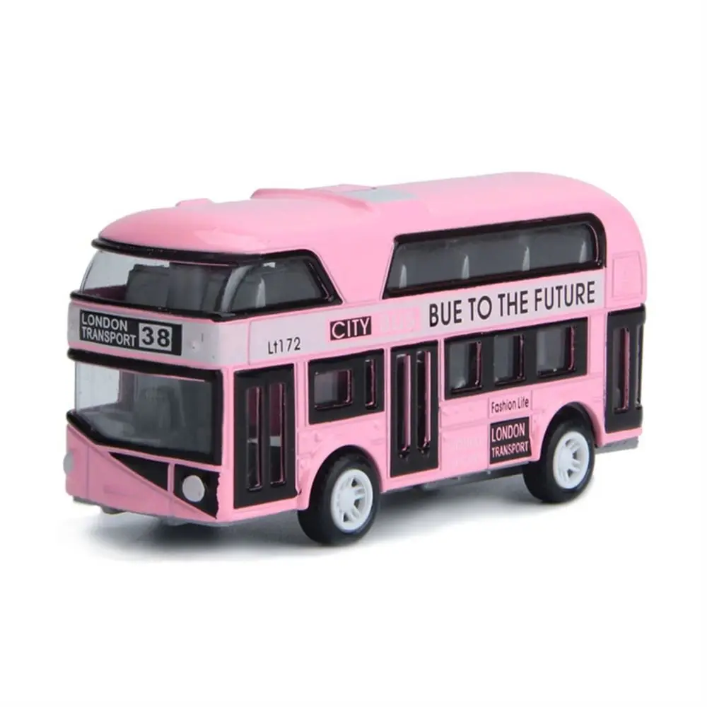 

Doors Open Close Car Bus Model Toy Vehicles Educational Toys Double Decker Bus Pull Back Toys Diecast Cars Toy Bus Toy Model