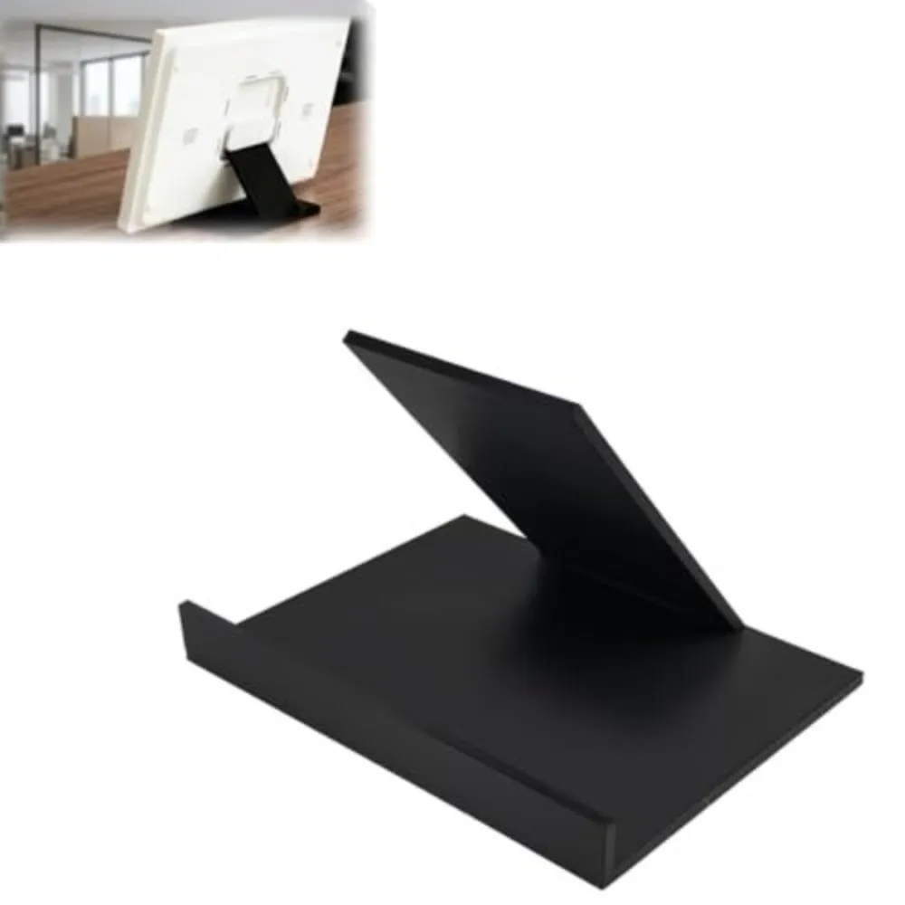 Non-Slip Base Desktop Stand Tool-Free Setup Sturdy Display Stand Bracket Space-Saving Widened Base Calendar Mount Desk Setup