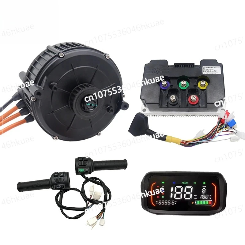 Controller ND72450 N7 Display and T08 Throttle For LightbikeQS165 5000W 90KPH Brushless  PMSM Mid Drive Motor with V2 FarDriver