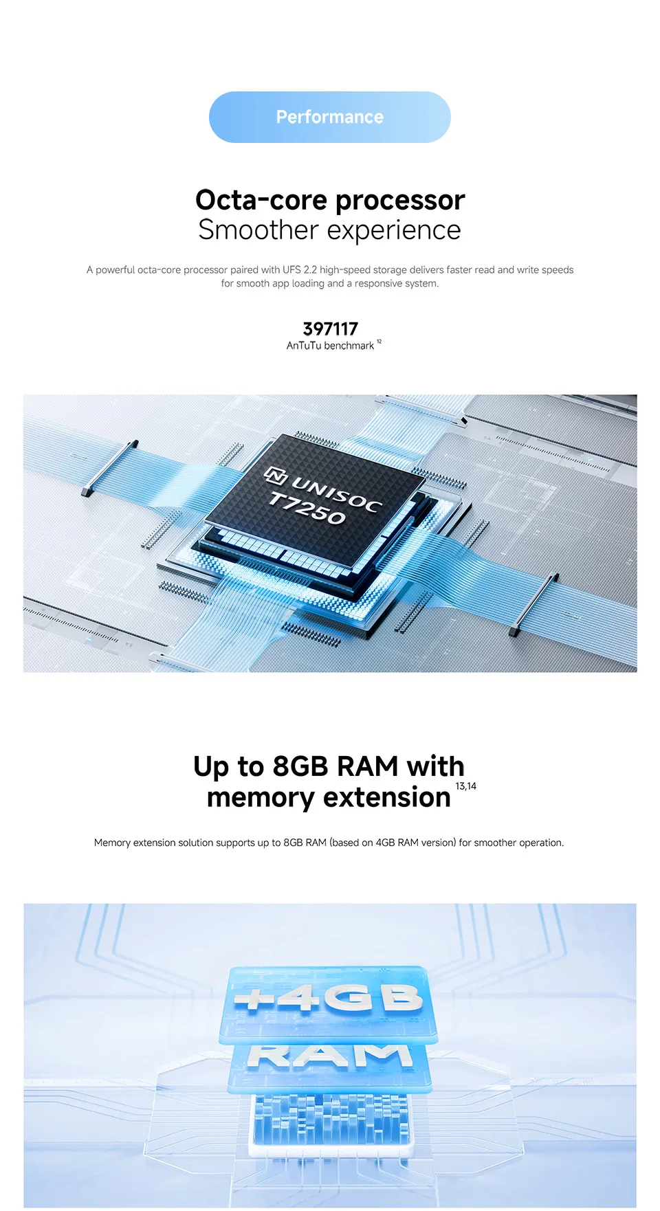 Global Version Xiaomi Redmi A7 Pro Smartphone ROM 6000mAh 15W Charging Octa-core UNISOC T7250 13MP Camera 120Hz 6.9" LCD Display