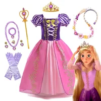 Vestido de Rapunzel para niñas