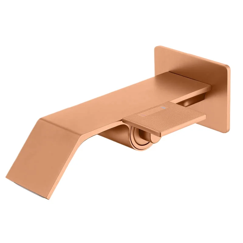 

All-copper concealed pre-embedded faucet Hotel engineering concealed faucet Rose gold washbasin faucet