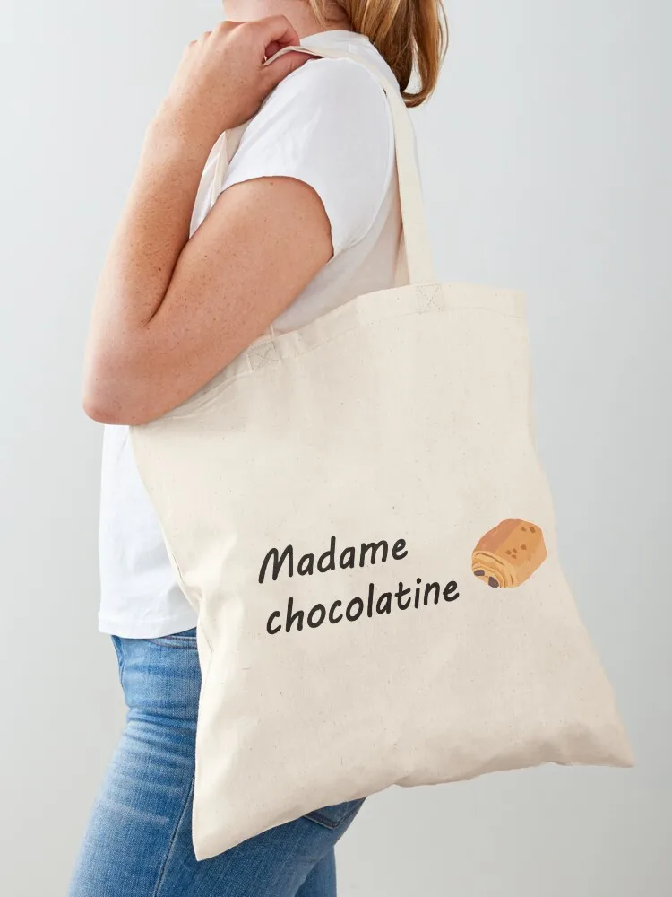 

Chocoline T-Shirt and accessories - Madame chocolatine Tote Bag Cloth bags Gift bags canvas tote Candy bags