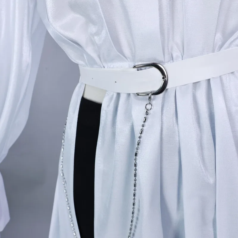 Luka Cosplay disfraz Anime Alien trajes de escenario peluca sintética de pelo corto amarillo claro