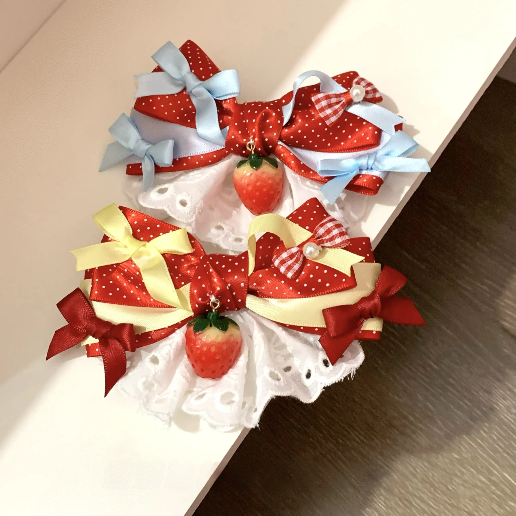 presilha-de-cabelo-original-de-aodao-com-estampa-de-morango-estilo-retro-doce-serie-poa-e-xadrez-colorivel-acorios-f