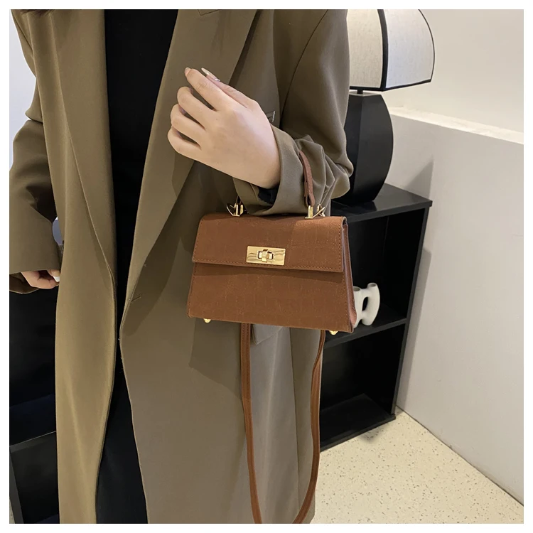 Bolso de Mano Versátil y Moderno para Mujer, Estilo Retro Chic 2026, Bolso Bandolera, Bolso de Hombro, Bolso Cuadrado Suave