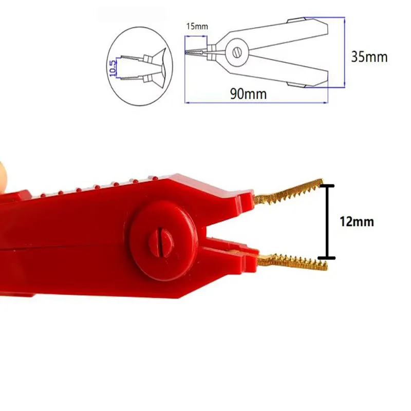 1PC 60CM miernik przebiegu przewody pomiarowe/LCR klip testowy/Terminal Kelvin linia testowa z 4 portami Bnc/kablem — zdjęcie 6