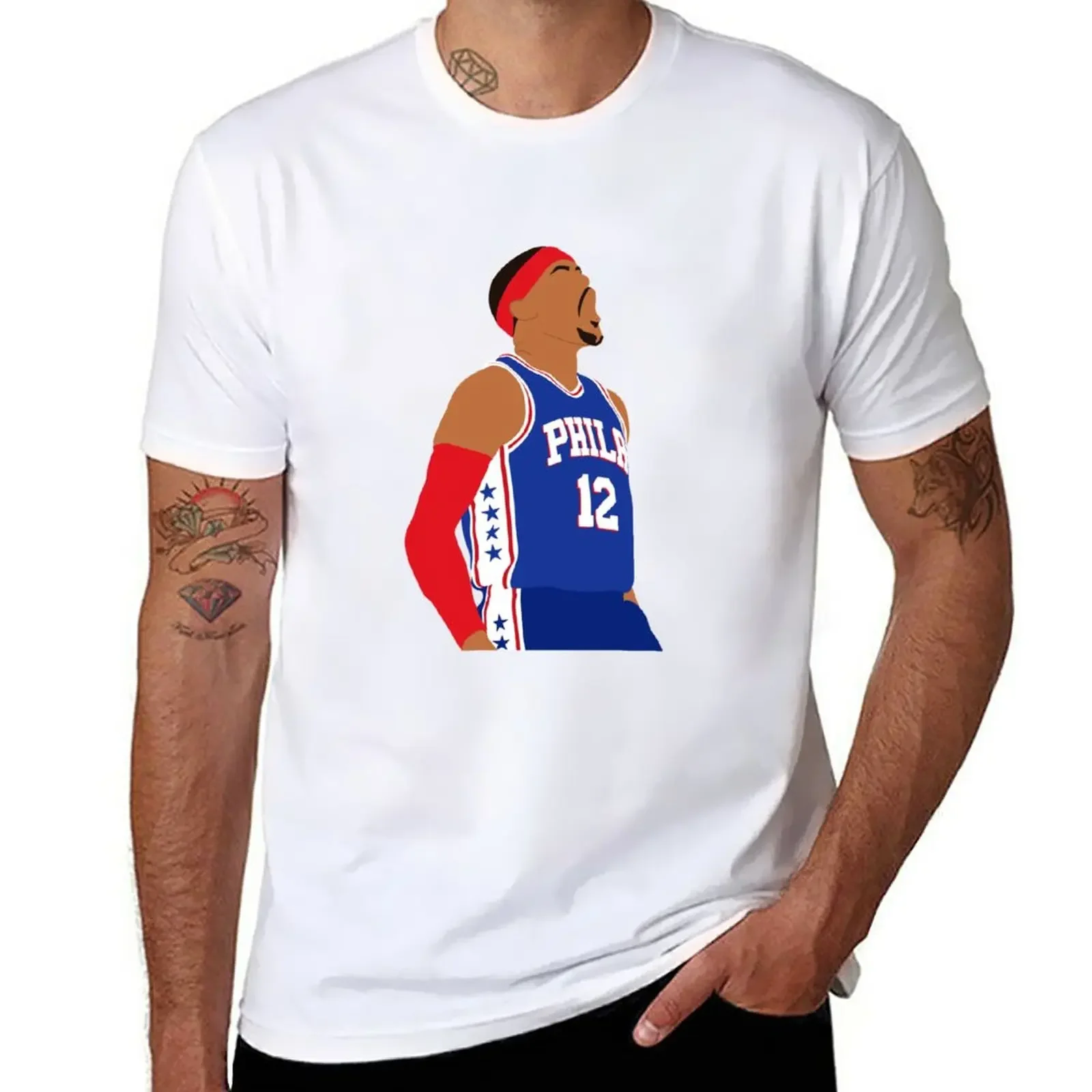 Tobias Harris- 76ers- Sixers- Philadephia T-Shirt oversized customs design your own T-shirts for men cotton