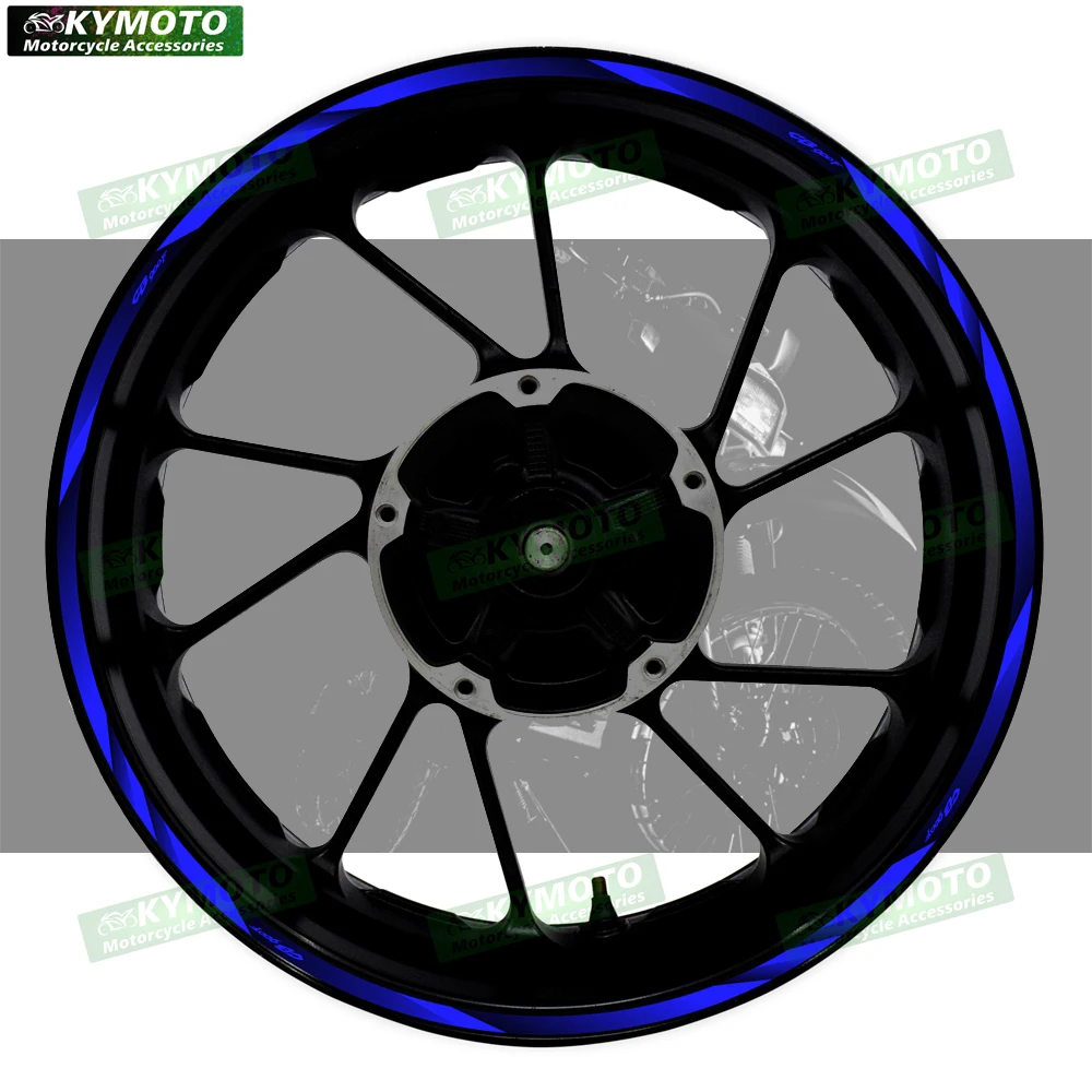 

For Honda CB900F CB 900F motorcycle accessories 17 inch front and rear wheel decals fairing wheel modified reflective stickers