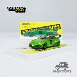 Tarmac Works 1:64 RWB 993 Rough Rhythm Fuel Fest Student Driver Green Diecast Model Car