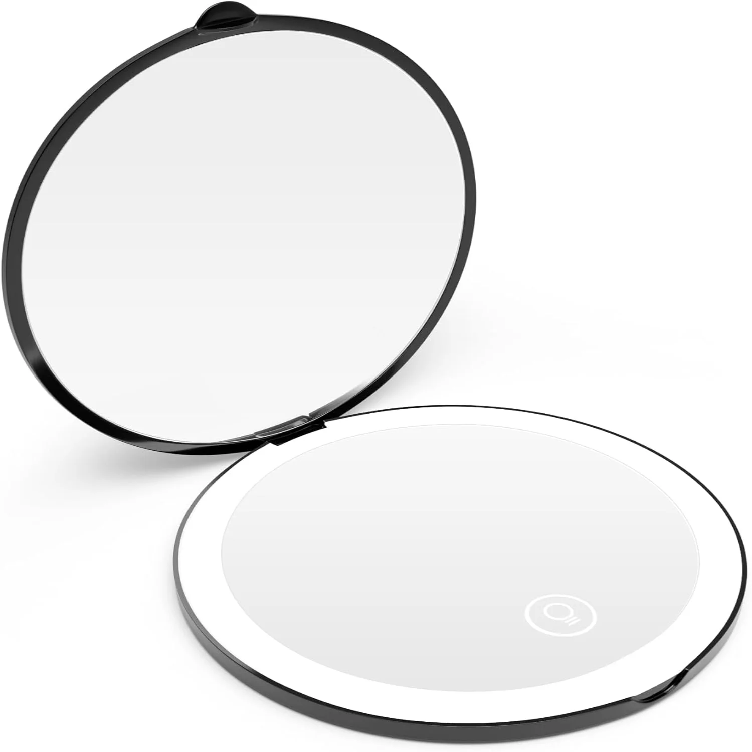 Compact Mirror with Light for Purses - Small Travel Mirror - 1x/ 2X Magnified Pocket Mirror with Light, to My Daughter Compact M