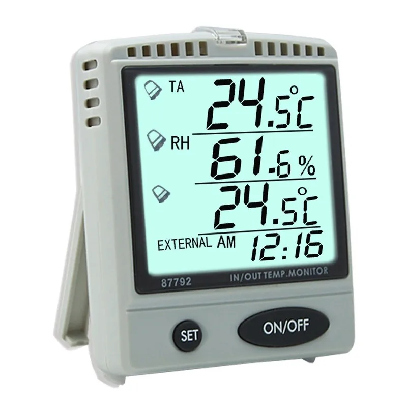 AZ87797 Temperature gauge prices with Desktop WBGT SD Card Data logger Temperature Humidity Meter