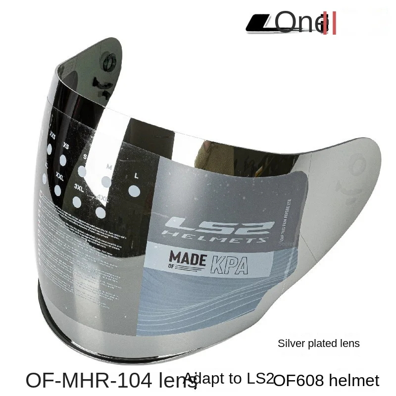 

Helmet Visor for OF 608 LS2608 OF-MHR-104Motorcycle Detachable Helmet Glasses Motorbike Helmet REVO Lens