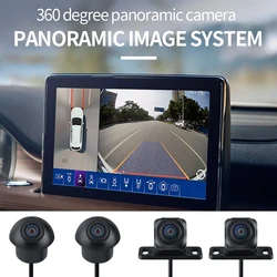 T5 360 Panoramic Camera System HD Night vision Bird's eye view around monitoring visual images 5D Fisheye 180 degree 360 car cam