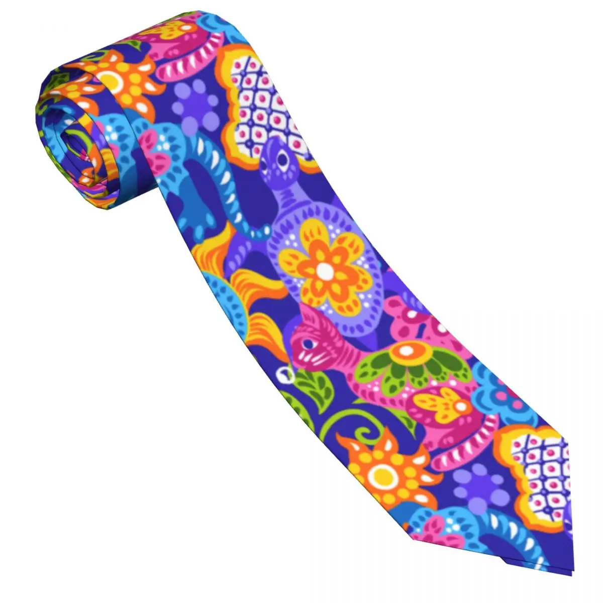 Mexican Ethnic Folk Tie For Men Women Necktie Tie Clothing Accessories