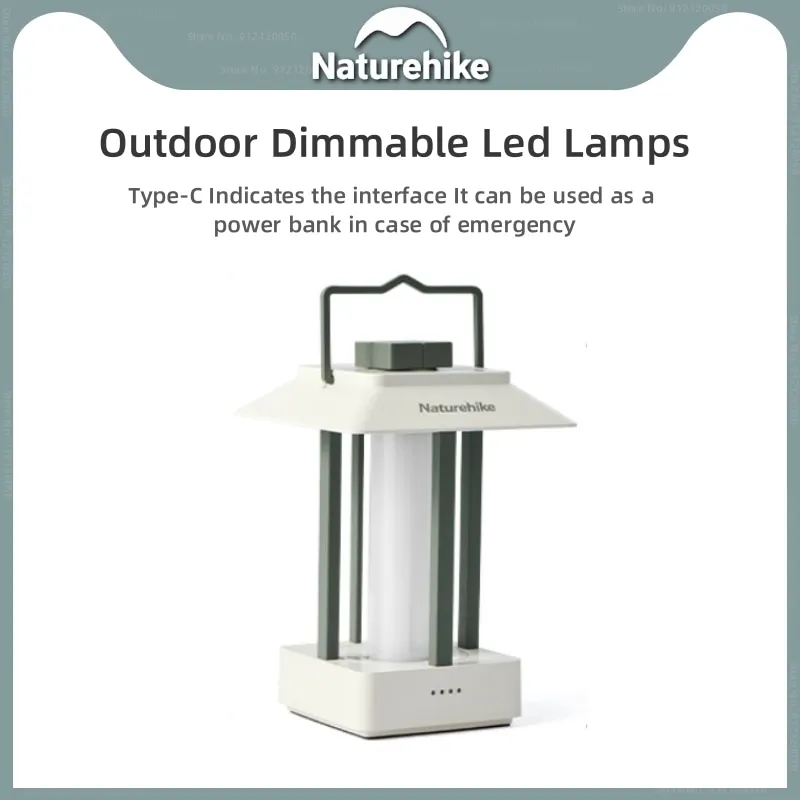 

Naturehike Atmosphere Camping Lamp Outdoor Portable Tent Light Waterproof Hanging Multifunctional Camp Lamp Super Long Endurance